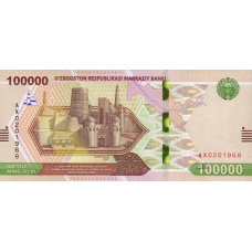 (537) ** PN92 Uzbekistan 100.000 Som Year 2021